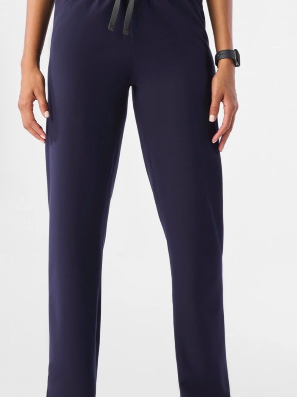 Figs Navy Livingston Scrub Pants, worn twice